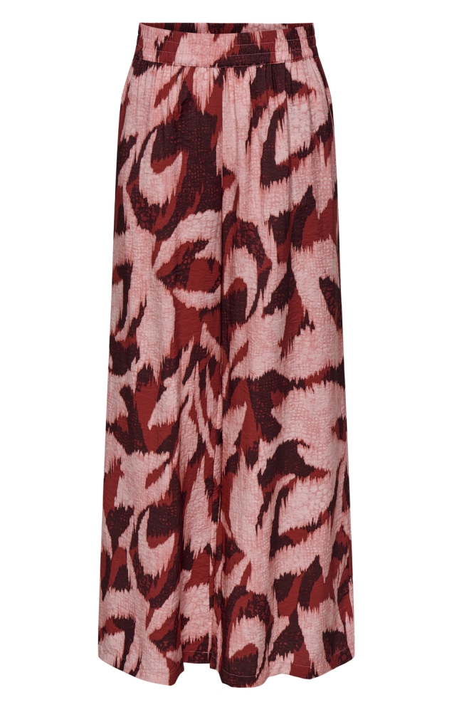 JDYMILES HW PALAZZO PANT WVN 15353810 KARANDA RED/DUSTY ROSE